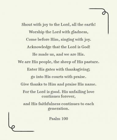 مزمور 100