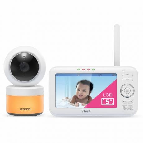 جهاز مراقبة الطفل بالفيديو الرقمي مع مقلاة وإمالة وإضاءة ليلية
