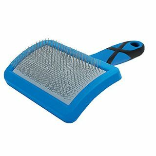 GROOM PROFESSIONAL Curved Soft Slicker Brush Medium