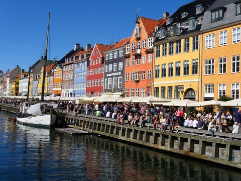قناة في كوبنهاغن ، الدنمارك