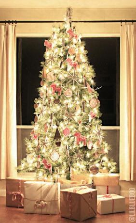 الاسكندنافية شجرة عيد الميلاد على غرار