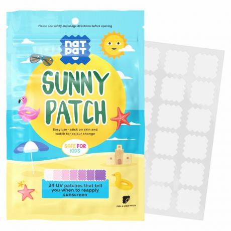 BuzzPatch SunnyPatch بقع الكشف عن الأشعة فوق البنفسجية