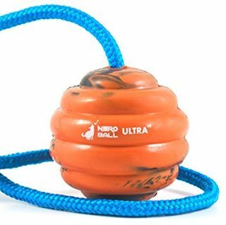 Nero Ball Ultra TM - كرة تدريب الكلاب على الحبل - لعبة التمرين والمكافأة للكلاب