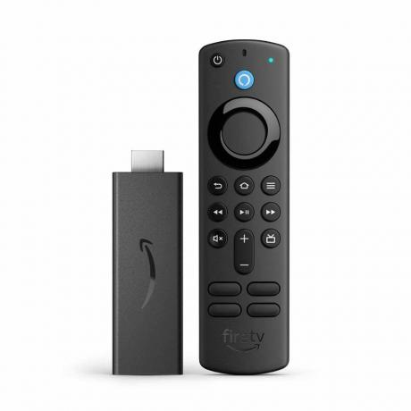 Amazon Fire TV Stick مع Alexa Voice Remote (يتضمن عناصر التحكم في التلفزيون)، تلفزيون مجاني ومباشر بدون كابل أو قمر صناعي، جهاز بث عالي الدقة