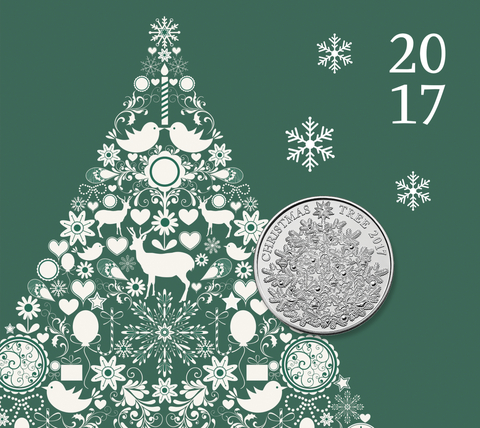 The Royal Mint تكشف النقاب عن الفضة 5 جنيه استرليني لشجرة كريسماس