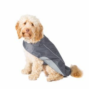 Ripstop Dog Jacket فحمي متوسط